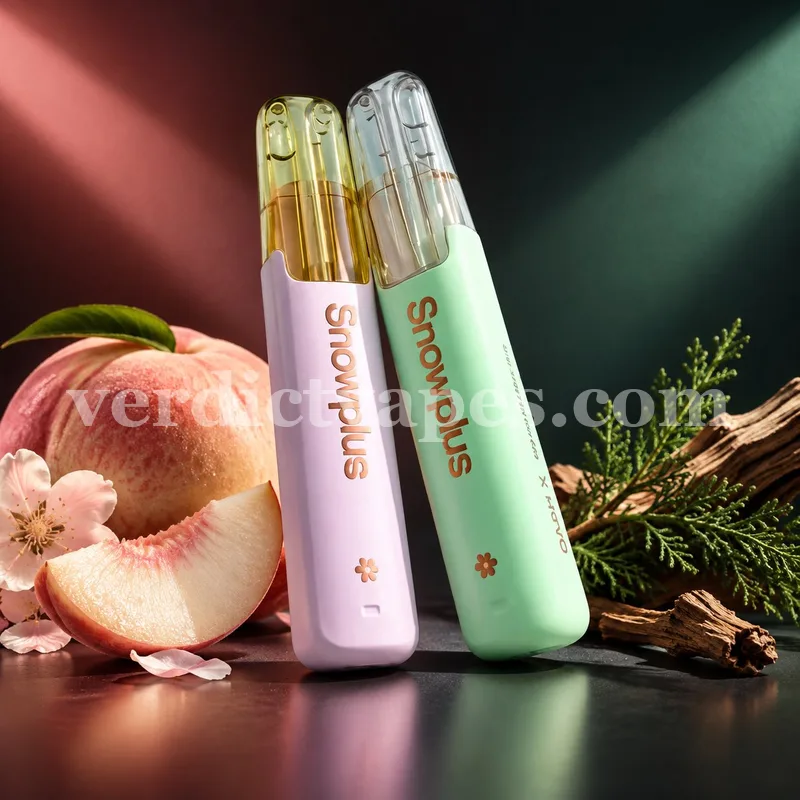 Dash X 4000 White Peach Cedar flavour