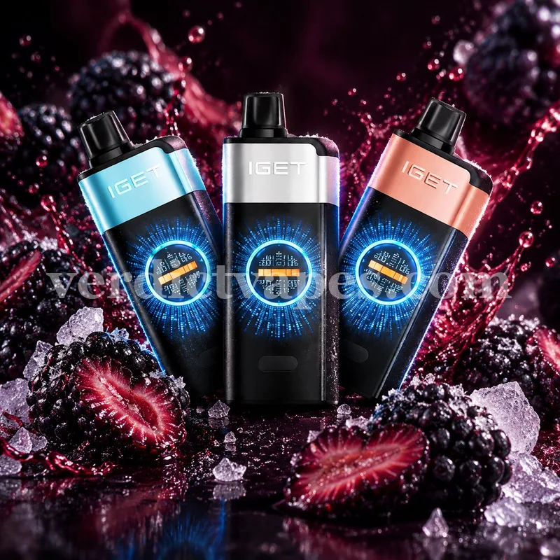 IGET One Blackberry Ice flavour